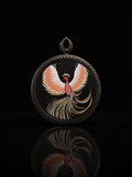 Fire Phoenix Nine Purple Li Fire Black-Gold Thangka Charm｜九紫离火火凤凰唐卡