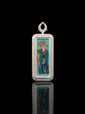 Wong Tai Sin Vertical Thangka Pendant｜黄大仙竖版护法唐卡