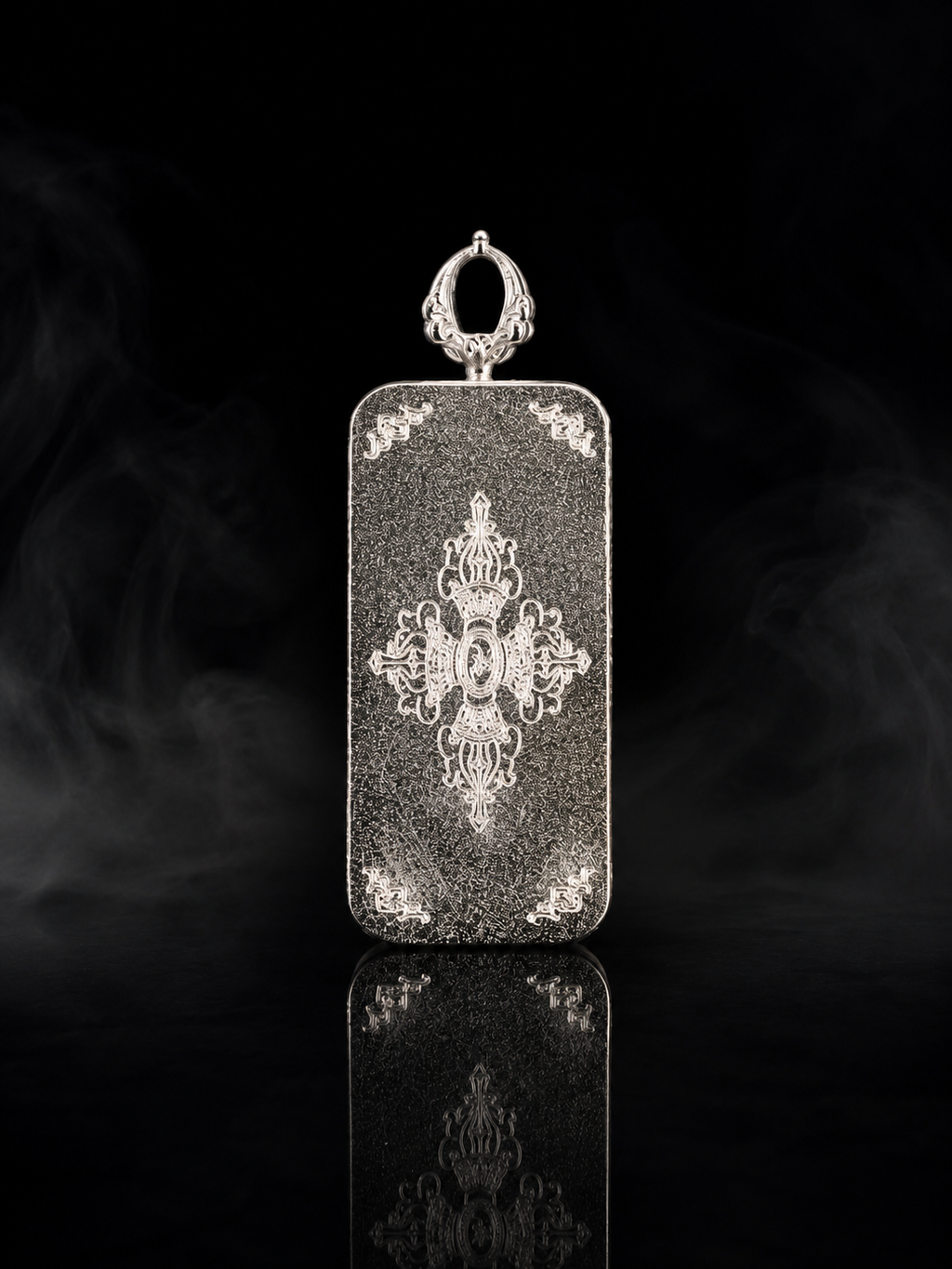 Wong Tai Sin Vertical Thangka Pendant｜黄大仙竖版护法唐卡