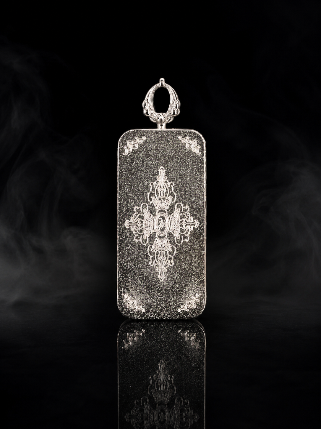 【Eight Guardians · Fox Immortal Series】Wong Tai Sin Vertical Auspicious Dharma Protector Portable Thangka Pendant · Purely Hand-Painted with Mineral Pigments