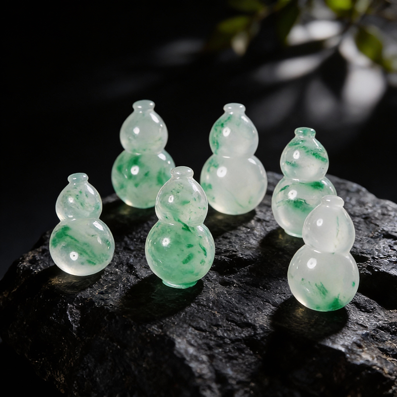 African Jade Gourd Pendant