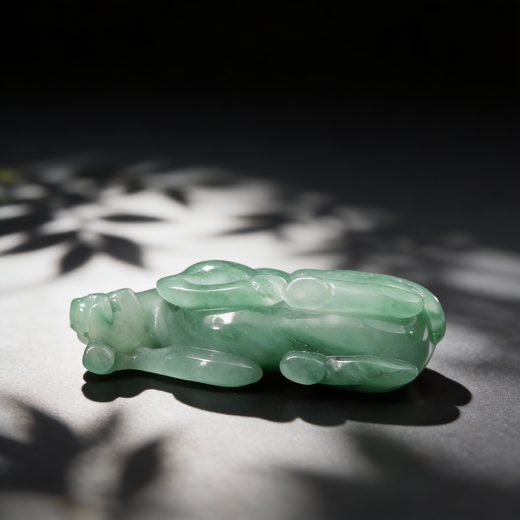 Green Quartzite Horse Success Charm Ornament｜非洲翠马上成功挂件
