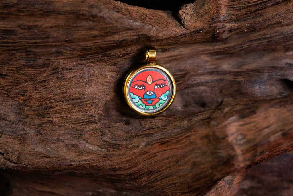 Eight Guardian Deities · Pig & Dog Series | Amitabha Buddha Thangka (1:1)