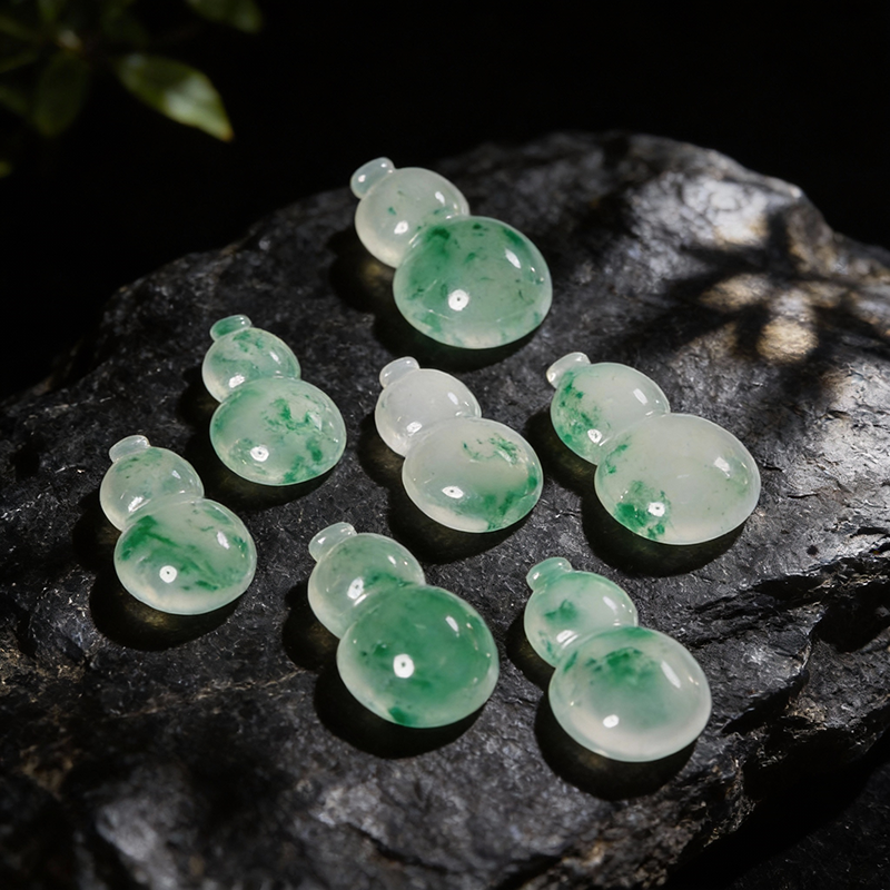 African Jade Gourd Pendant