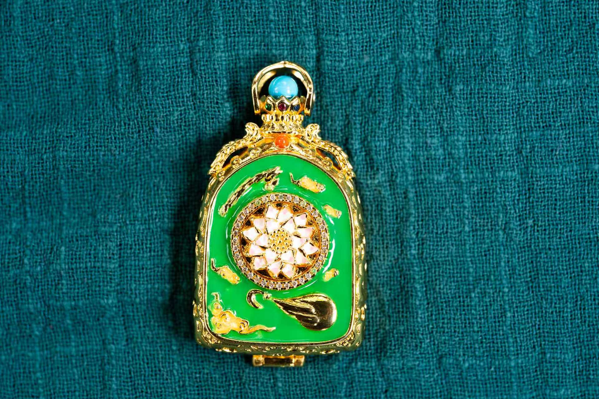 【八大守护·扎基拉姆系列】扎基拉姆 前世今生 护法女神 随身唐卡吊坠 · 纯手工矿物颜料