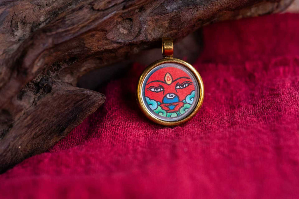 Eight Guardian Deities · Pig & Dog Series | Amitabha Buddha Thangka (1:1)