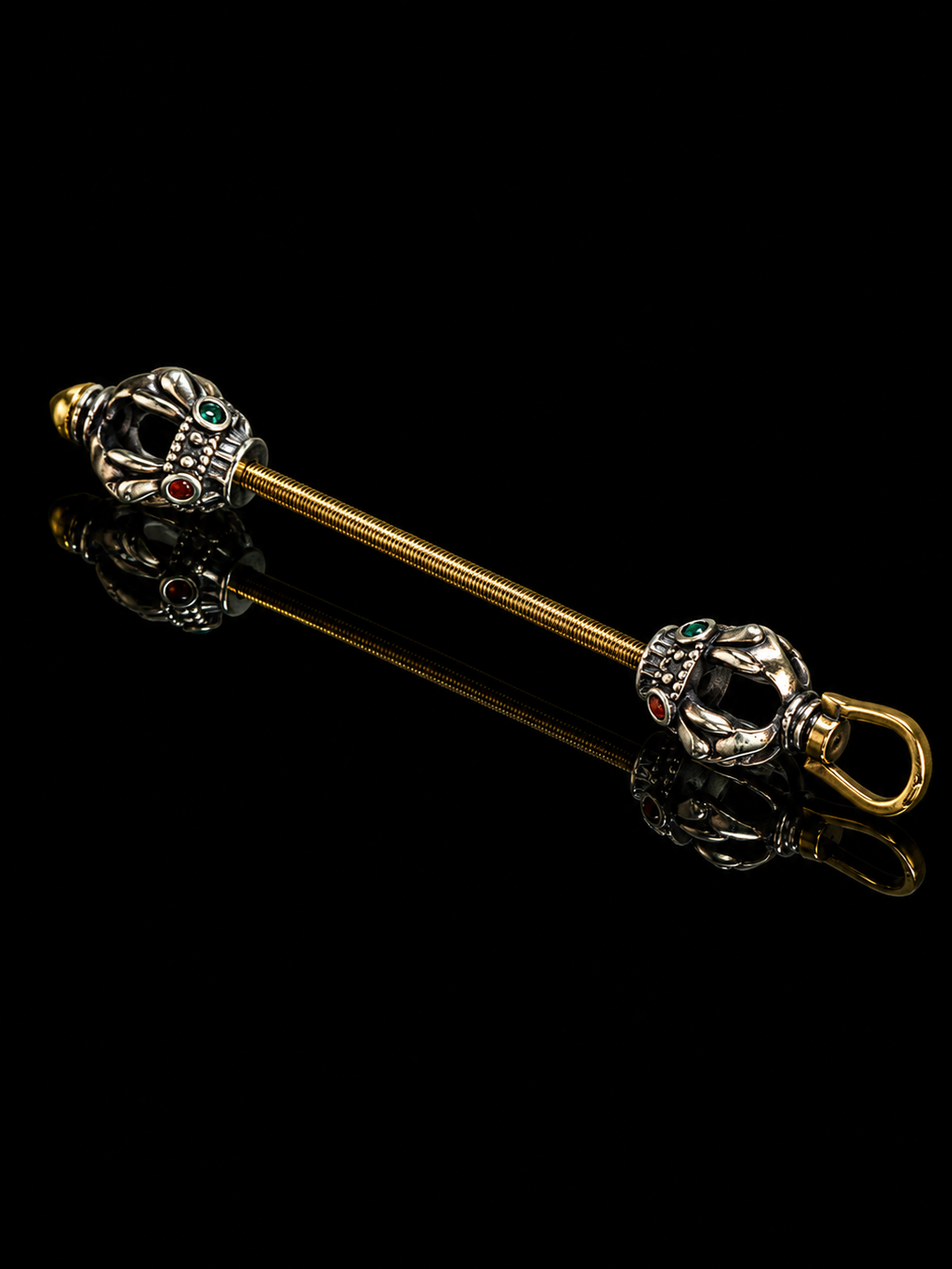 Vajra Tibetan Silver Car Charm｜金刚杵藏银挂饰