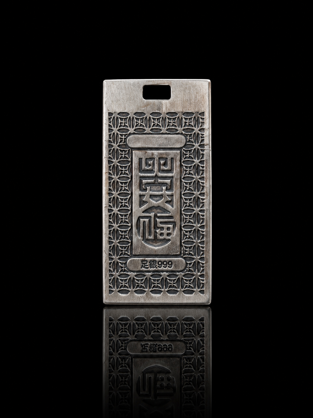 Chinese Amitabha Buddha Birth Deity · S999 Sterling Silver Prayer and Protection Pendant
