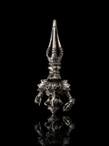 Tibetan Vajra • Ignorance-Destroying Dharma Protector Tibetan Silver Pendant