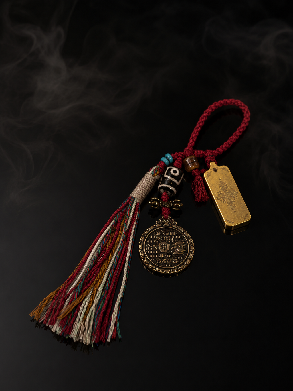 Pig Zodiac Tai Sui Peace Amulet Portable Thangka