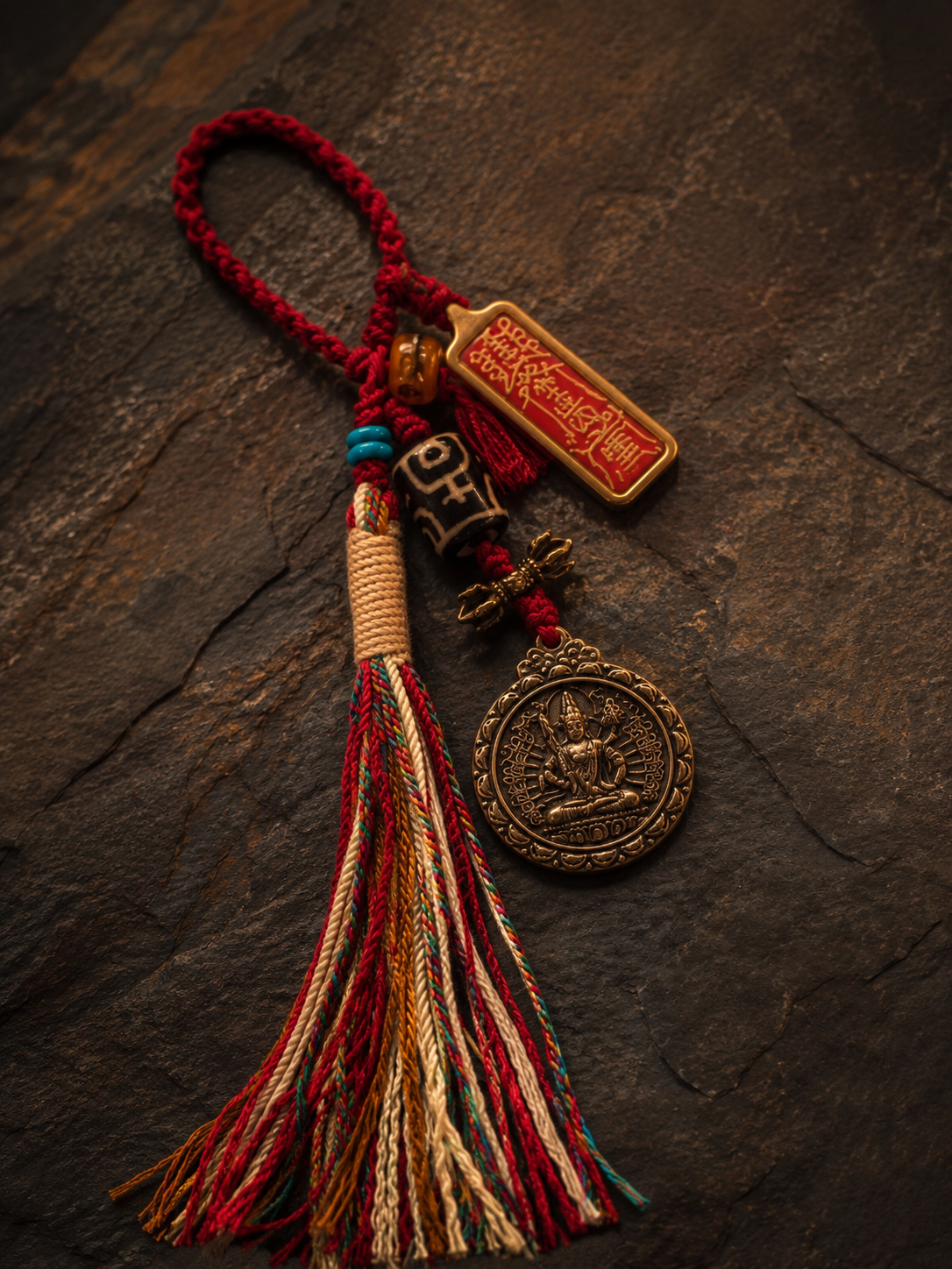 Rabbit Zodiac Tai Sui Peace Talisman Thangka｜属兔太岁平安符唐卡