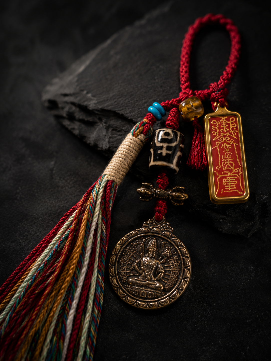 Rabbit Zodiac Tai Sui Peace Talisman Thangka｜属兔太岁平安符唐卡