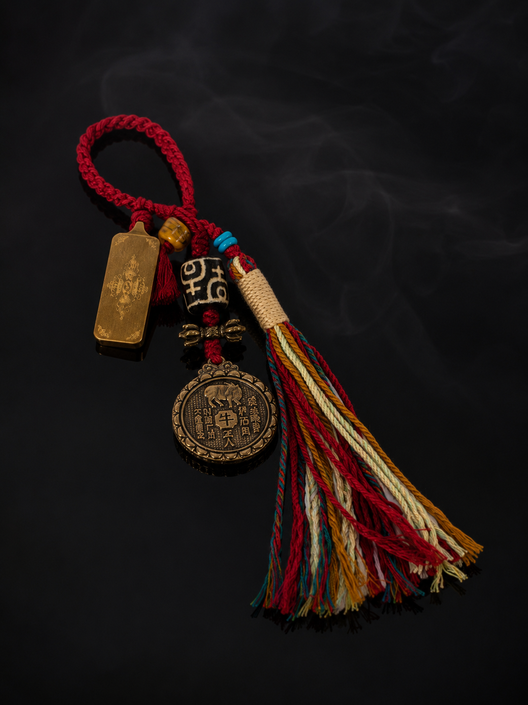 Ox Zodiac Tai Sui Peace Talisman Thangka｜属牛太岁平安符唐卡