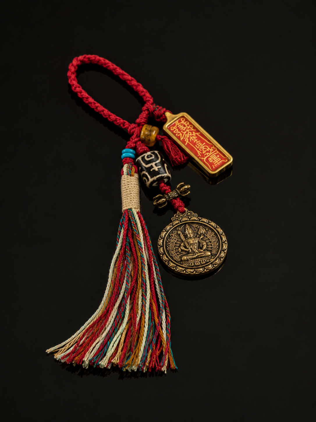 Ox Zodiac Tai Sui Peace Talisman Thangka｜属牛太岁平安符唐卡