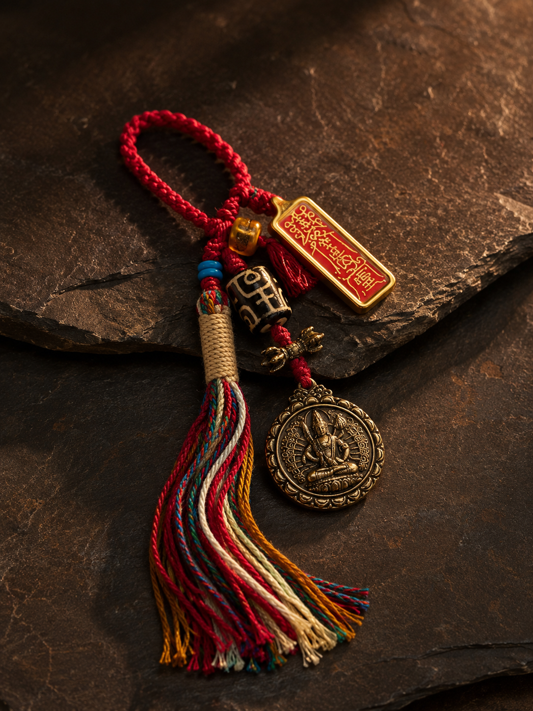 Ox Zodiac Tai Sui Peace Talisman Thangka｜属牛太岁平安符唐卡