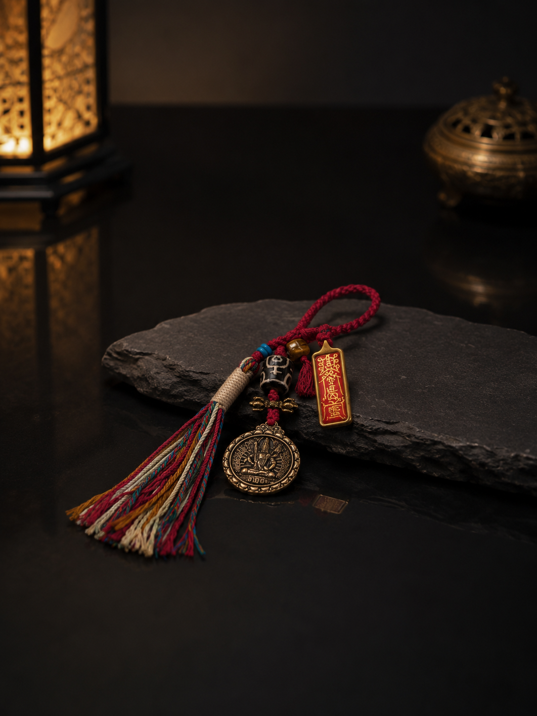 Ox Zodiac Tai Sui Peace Talisman Thangka｜属牛太岁平安符唐卡