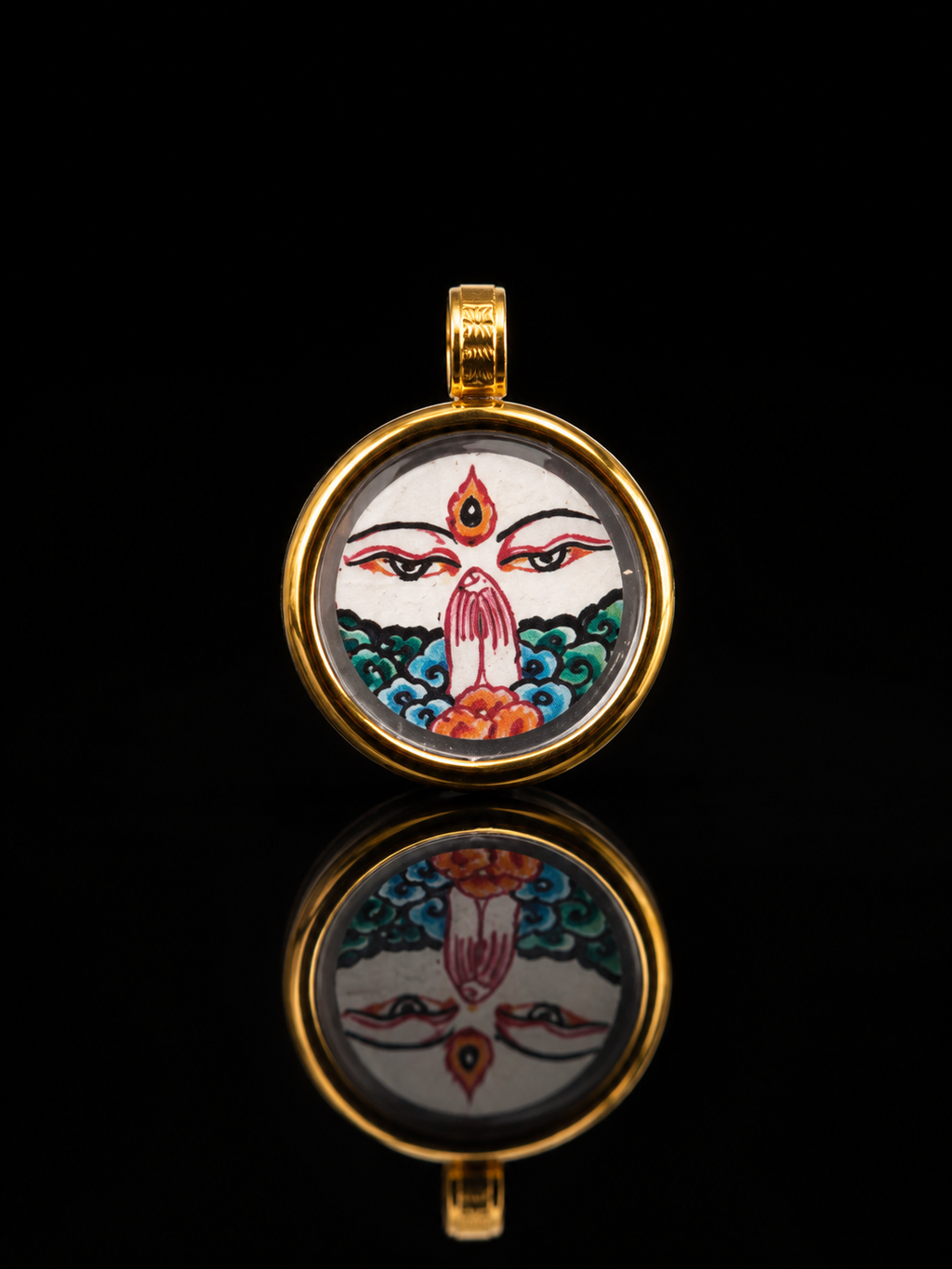 Four-Armed Avalokiteshvara Buddha Eye Thangka, Rat Zodiac｜四臂观音佛眼唐卡