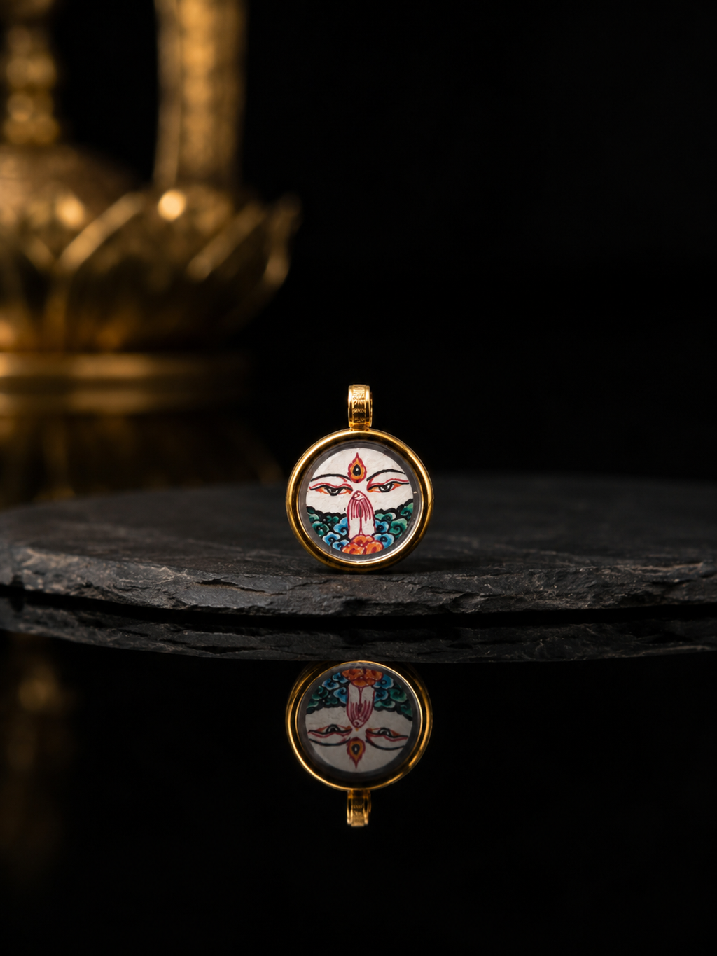 Four-Armed Avalokiteshvara Buddha Eye Thangka, Rat Zodiac｜四臂观音佛眼唐卡