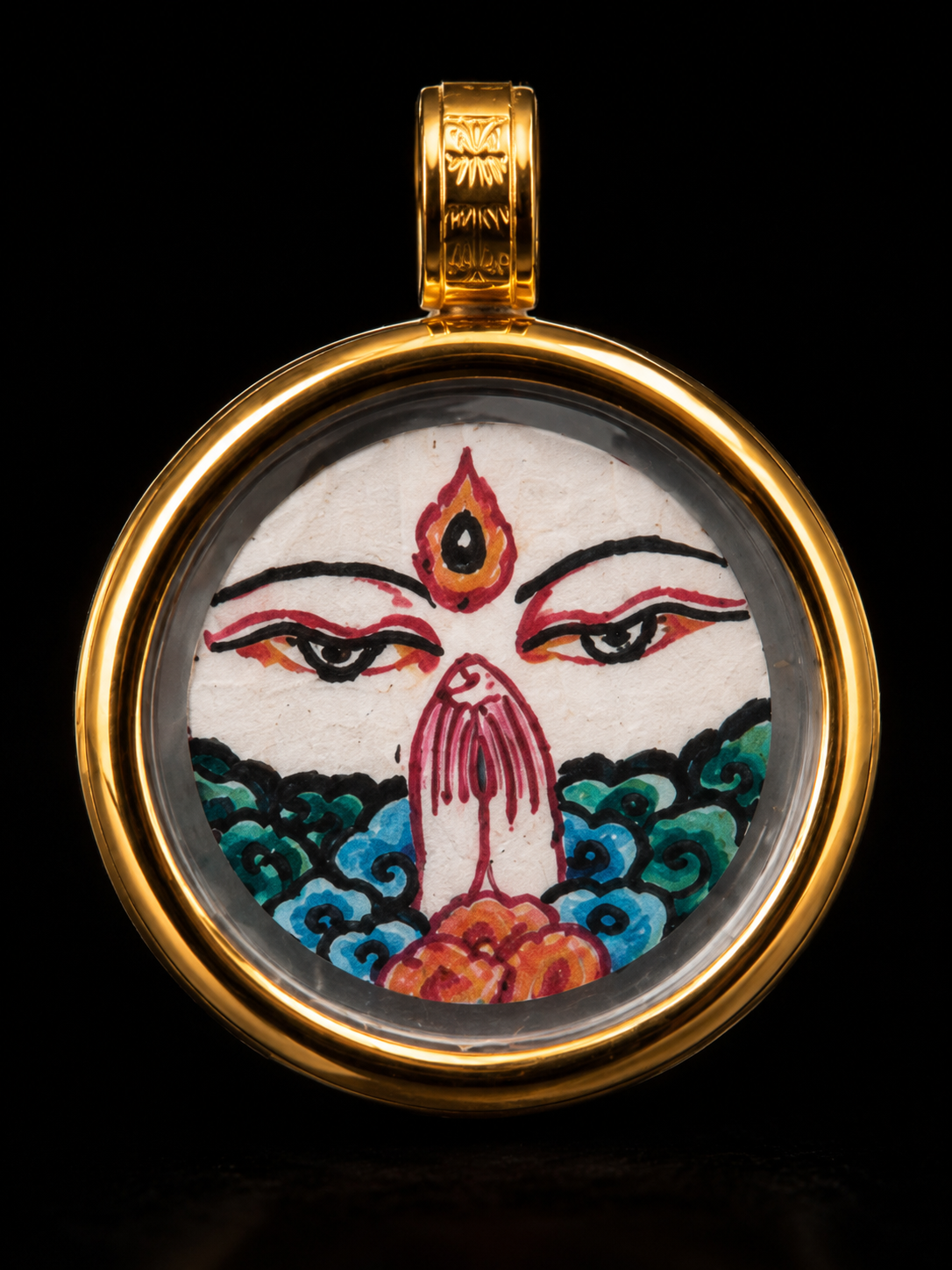 Four-Armed Avalokiteshvara Buddha Eye Thangka, Rat Zodiac｜四臂观音佛眼唐卡