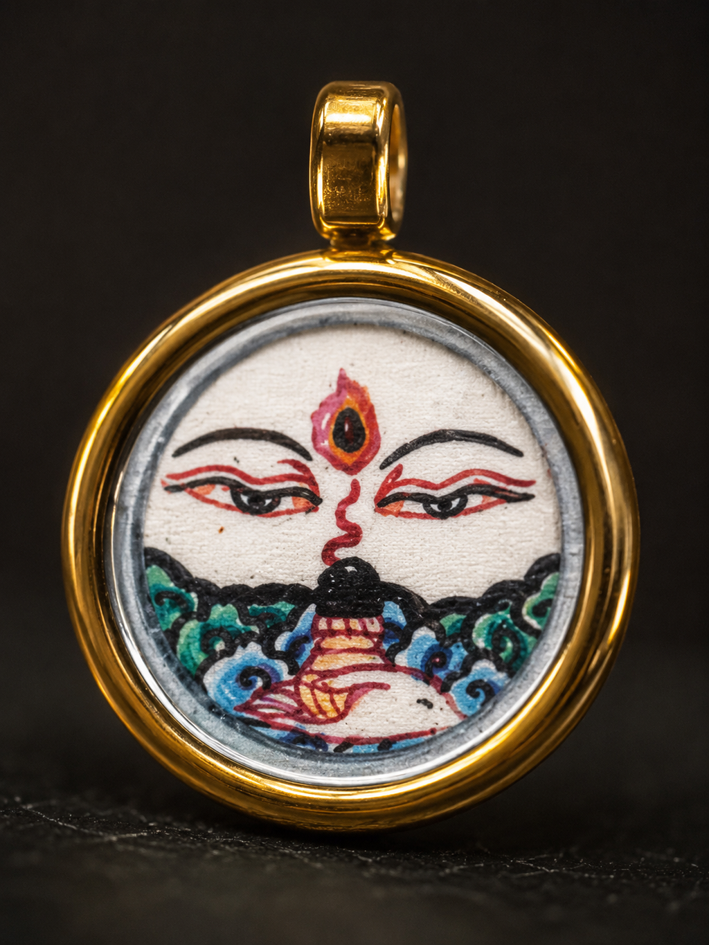 Samantabhadra Buddha Eye Thangka, Dragon & Snake Zodiac｜普贤菩萨佛眼唐卡