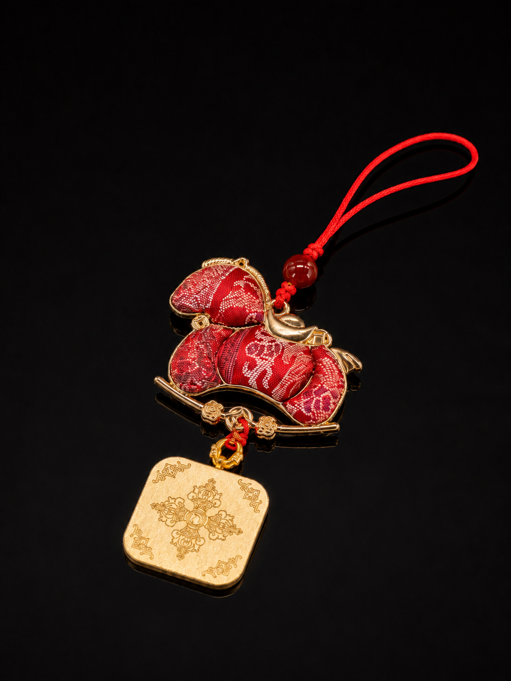 Red Horse Peace Charm, Car or Bag Hanging｜红马平安符车挂包挂