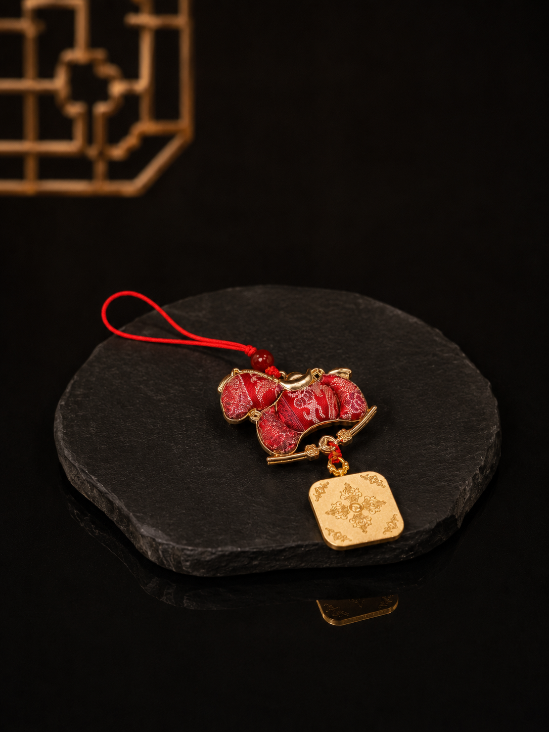 Year of the Horse Limited Edition | Peace on Horseback - Tibetan Red Horse Safety Charm (Car/Bag Ornament)