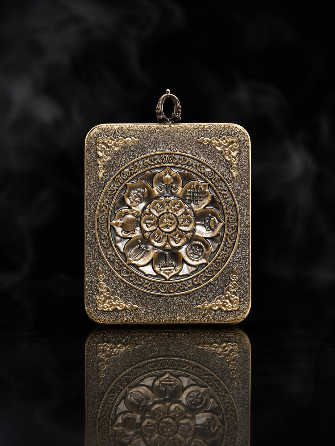 Green Tara 4:5 Portable Thangka Charm｜绿度母4:5随身唐卡挂件