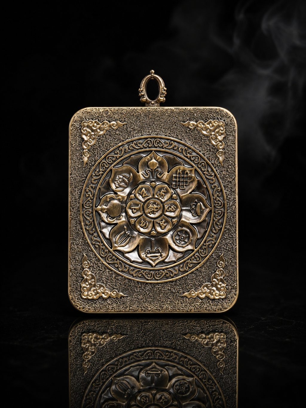 Eight Guardians · Yellow Jambhala Maintenance Pendant (4:5)