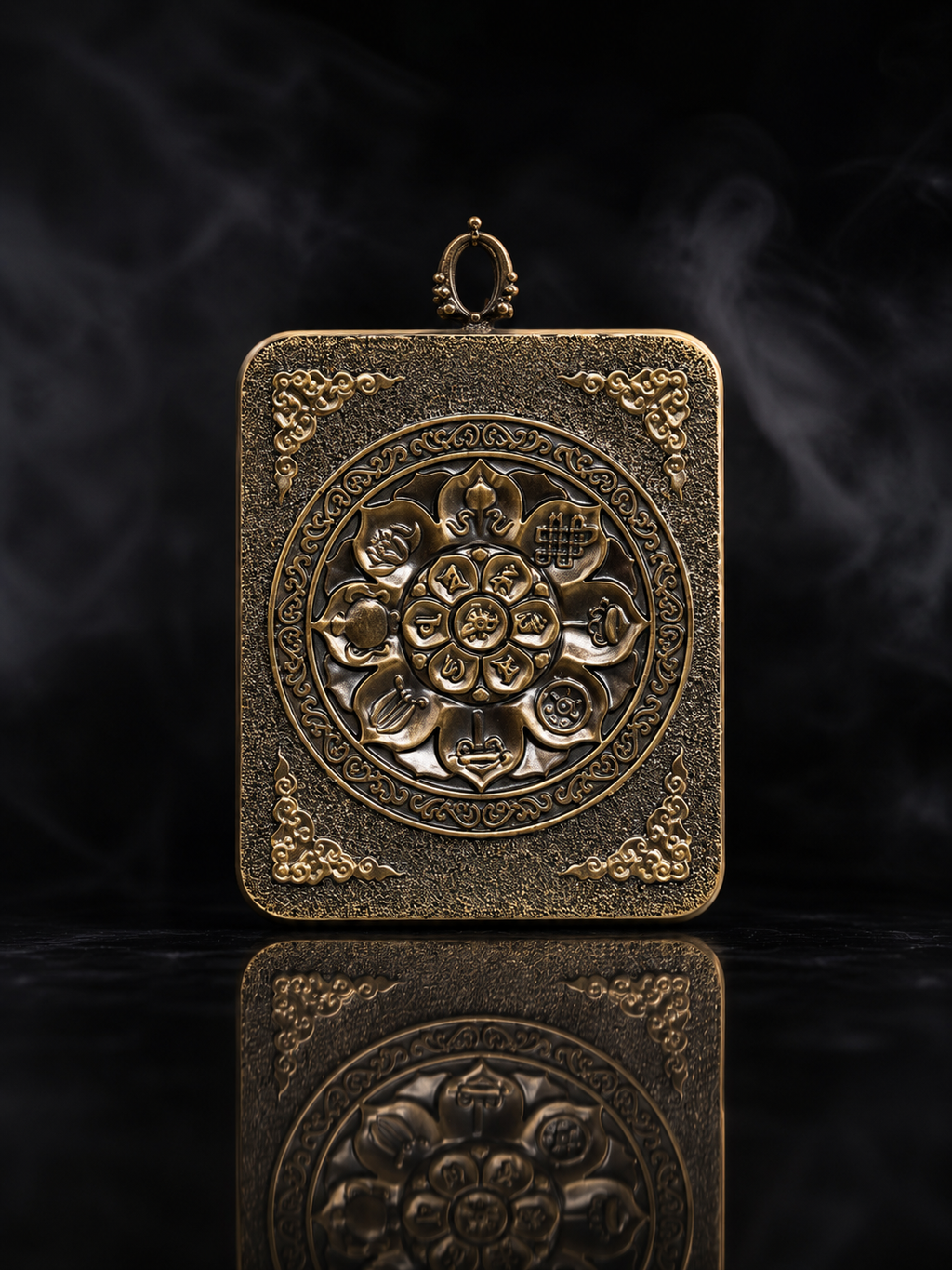 Green Tara Portable Thangka, Ox & Tiger Zodiac Guardian｜绿度母随身唐卡