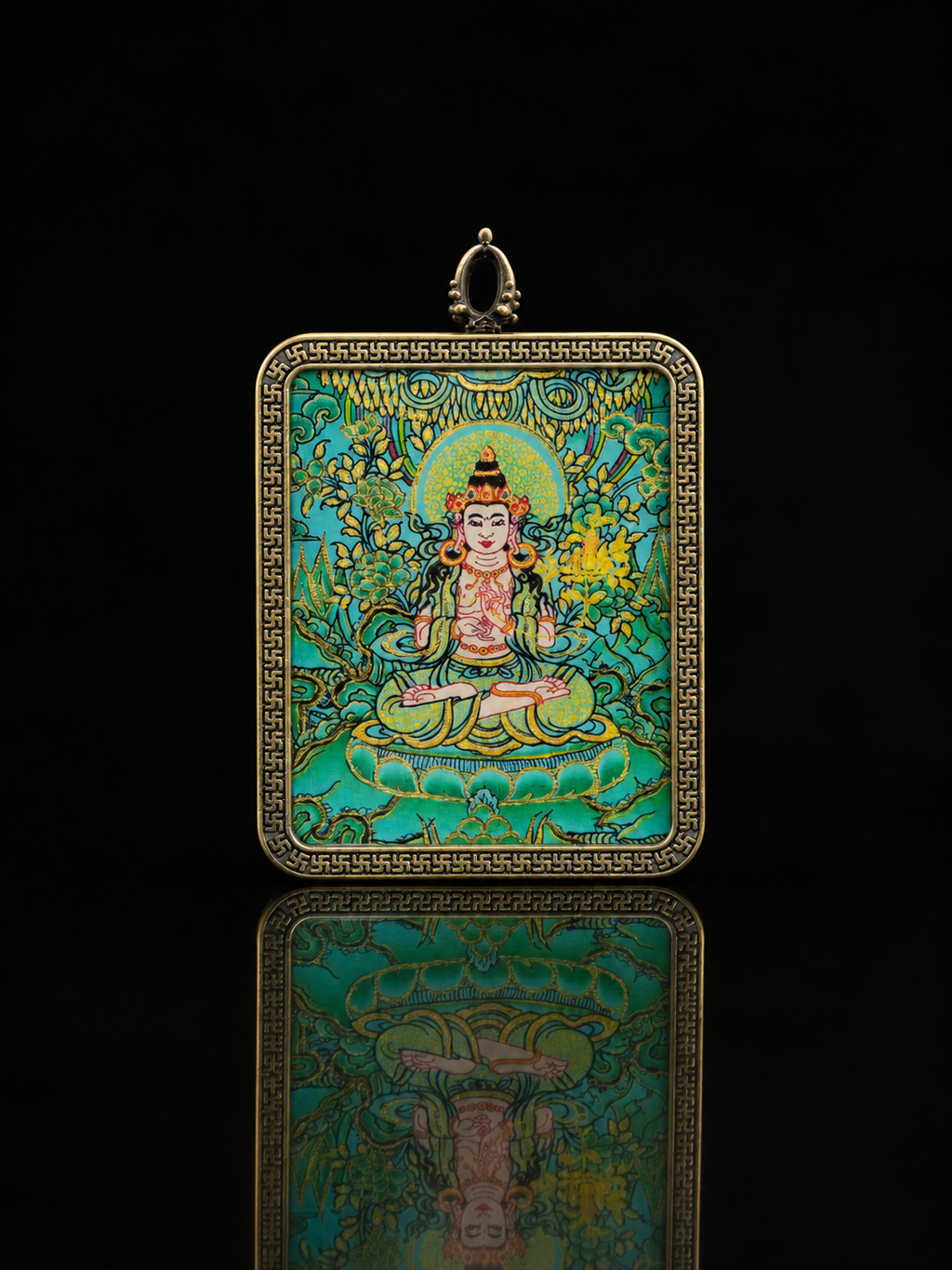 Mahasthamaprapta Bodhisattva Thangka · Horse Zodiac Guardian Series