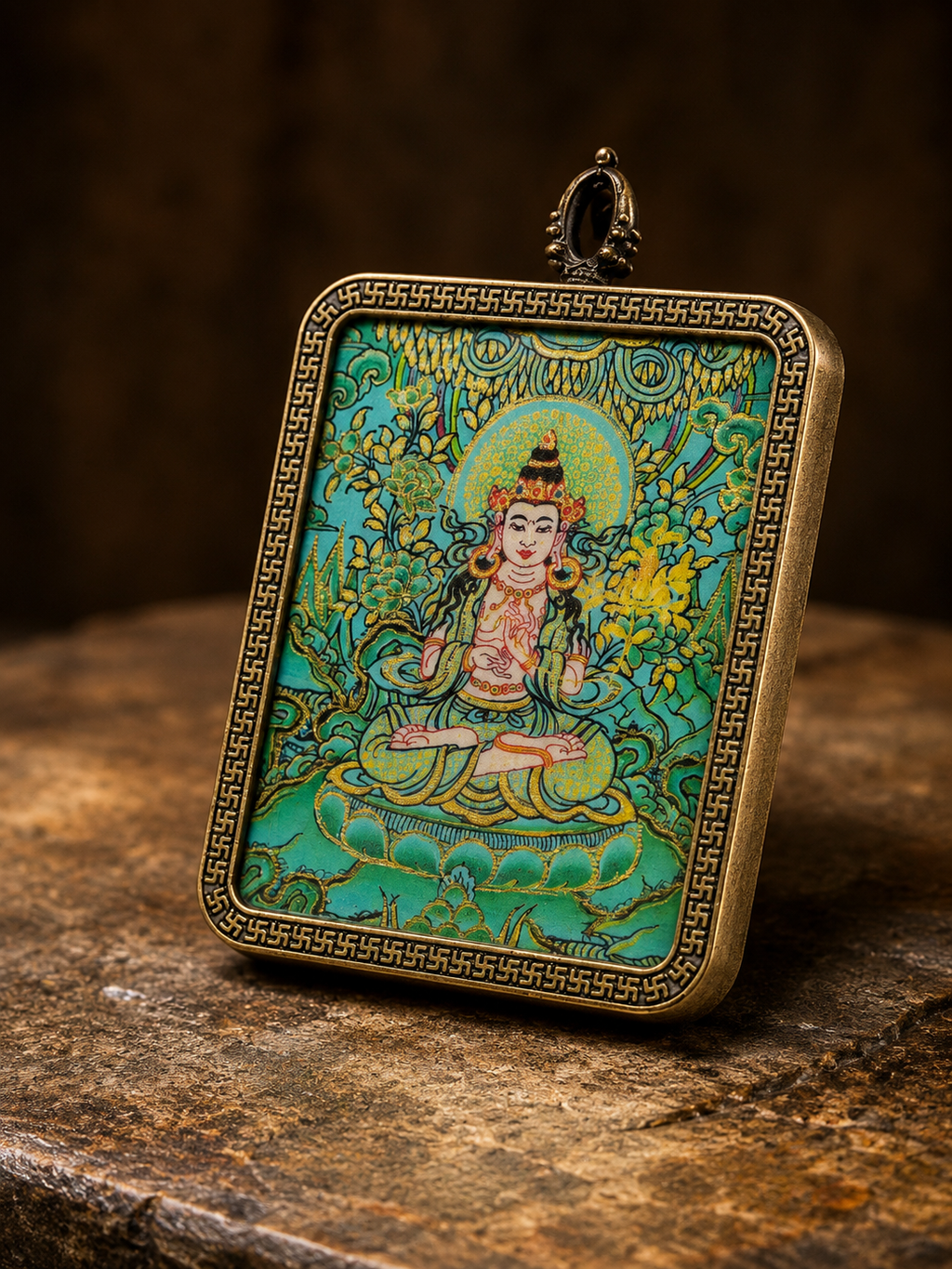 Mahasthamaprapta Bodhisattva Thangka · Horse Zodiac Guardian Series