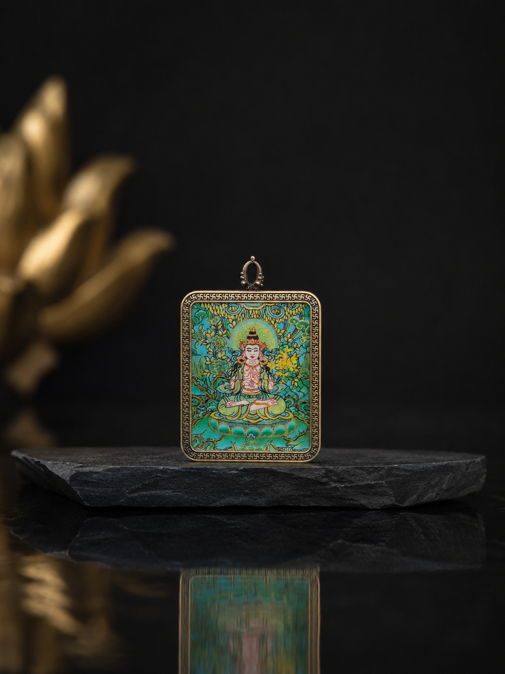 Mahasthamaprapta Bodhisattva Thangka · Horse Zodiac Guardian Series