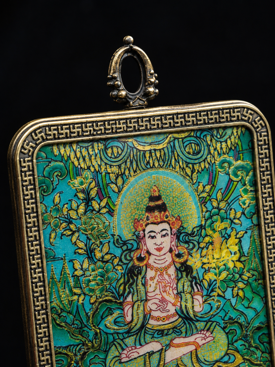 Mahasthamaprapta Bodhisattva Thangka · Horse Zodiac Guardian Series