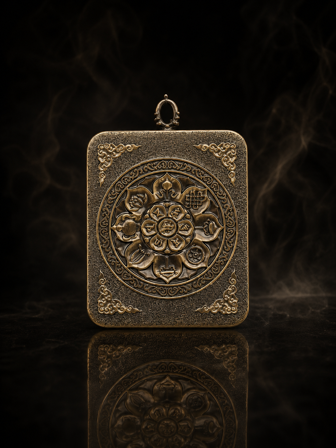 Black Jambhala Portable Thangka｜黑财神随身唐卡