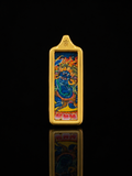 Eight Great Guardian Deities · Dharma Protector Series | Achala Golden Thangka, Handmade Mineral Pigments, Tibetan Barrier-Breaking Dharma Protector