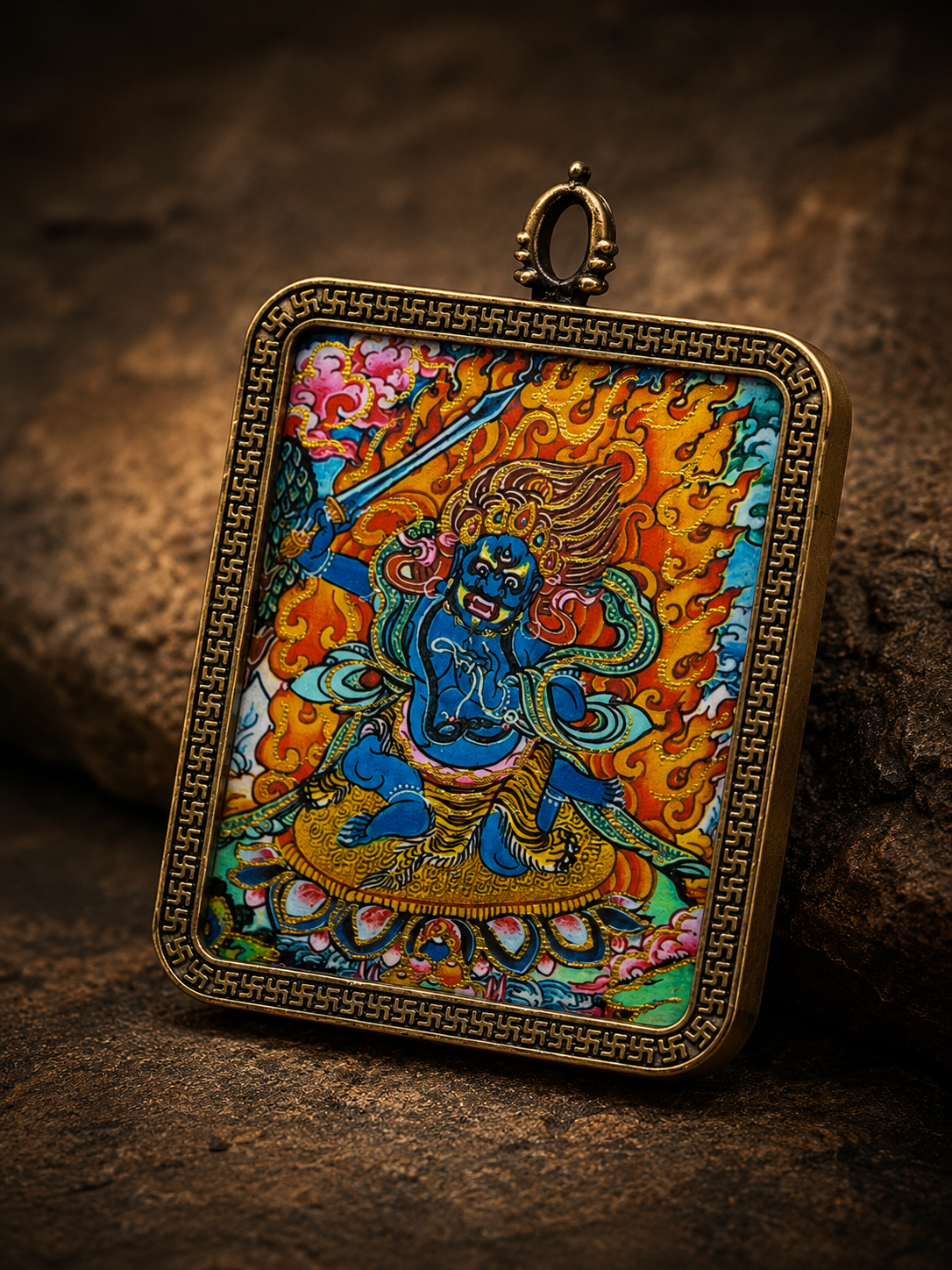 Acala Portable Thangka · Rooster Zodiac Guardian Series