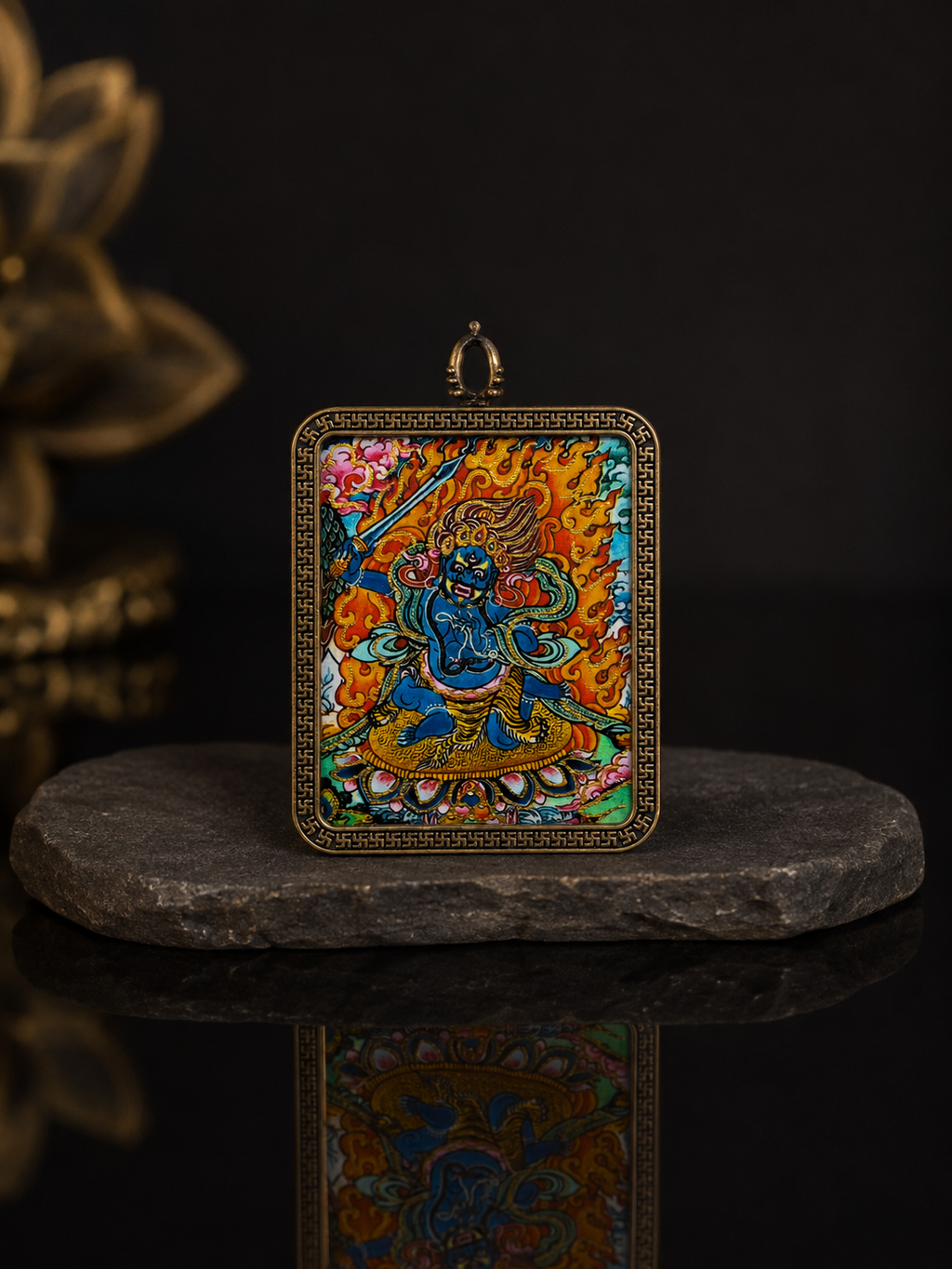 Acala Portable Thangka · Rooster Zodiac Guardian Series