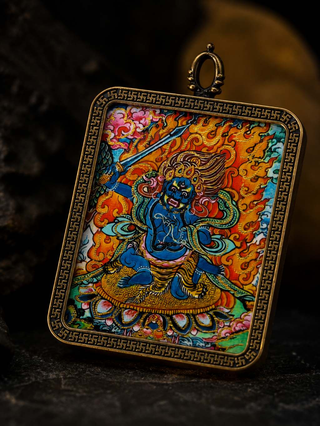 Acala Portable Thangka · Rooster Zodiac Guardian Series