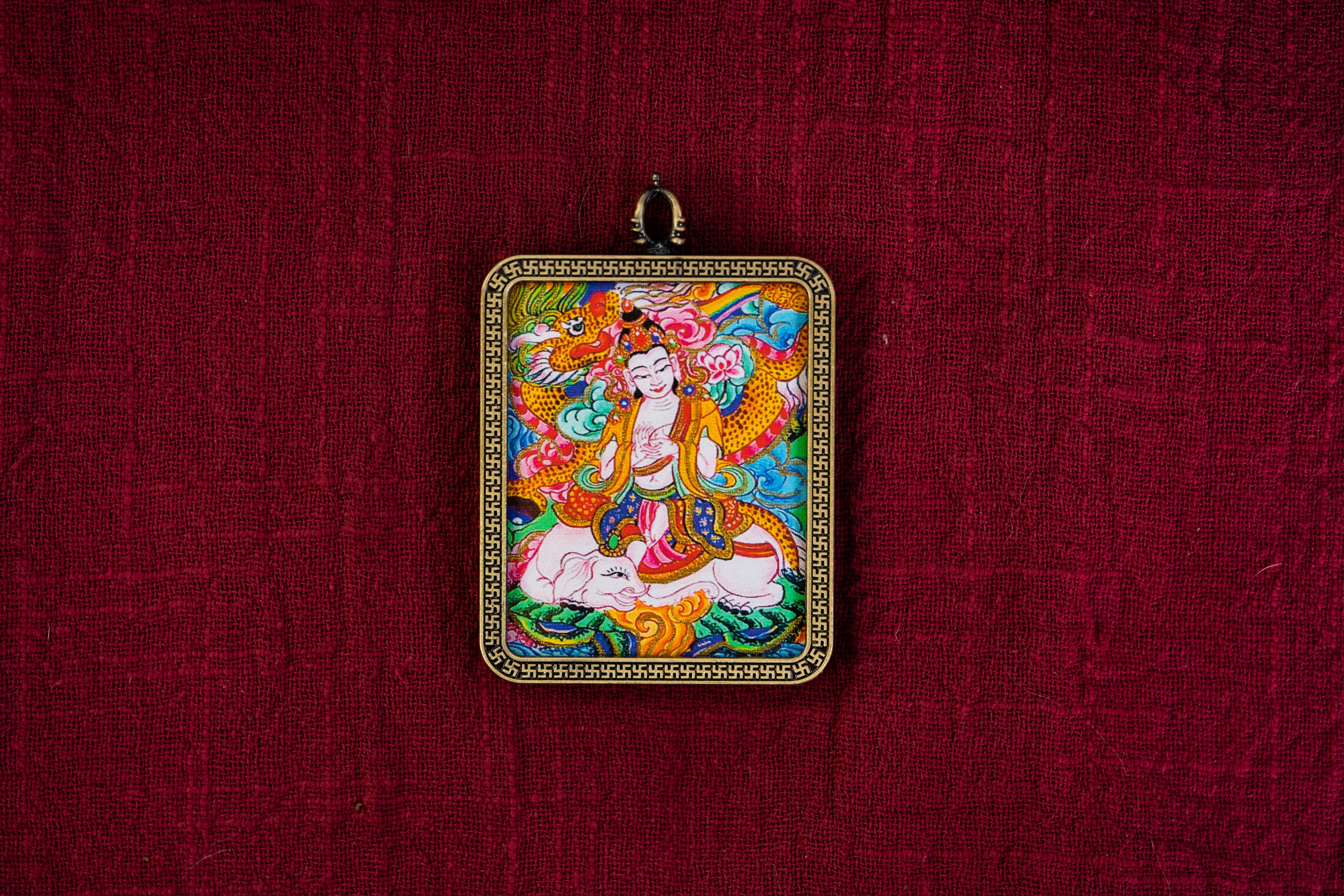 Samantabhadra Bodhisattva Portable Thangka · Dragon and Snake Zodiac Guardian Series