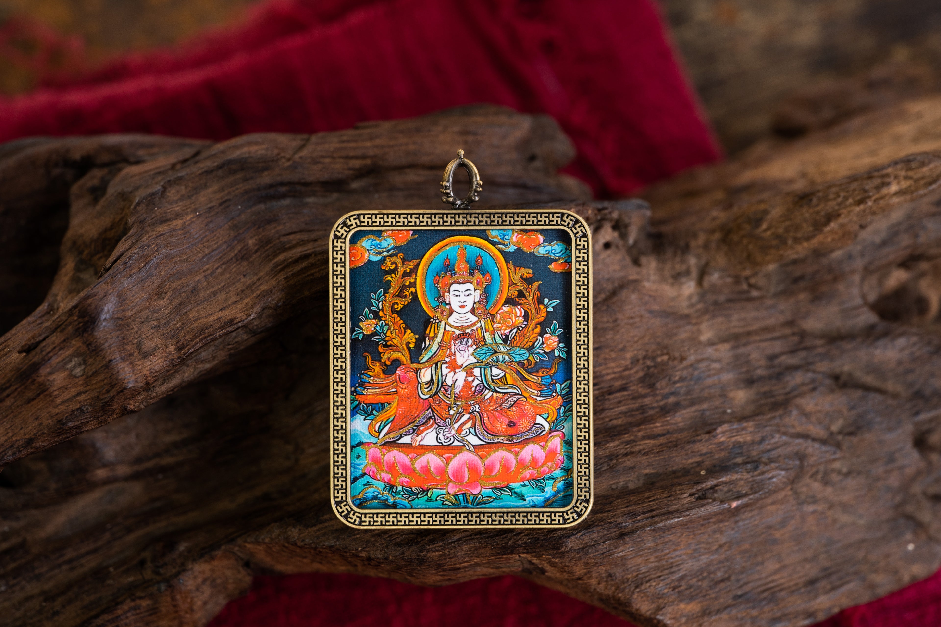 大势至菩萨随身唐卡 · 马本命守护系列