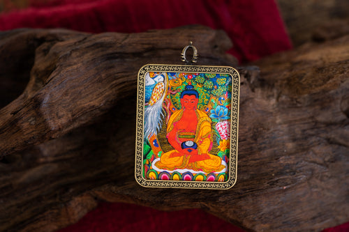 Amitabha Portable Thangka · Pig & Dog Zodiac Guardian Series