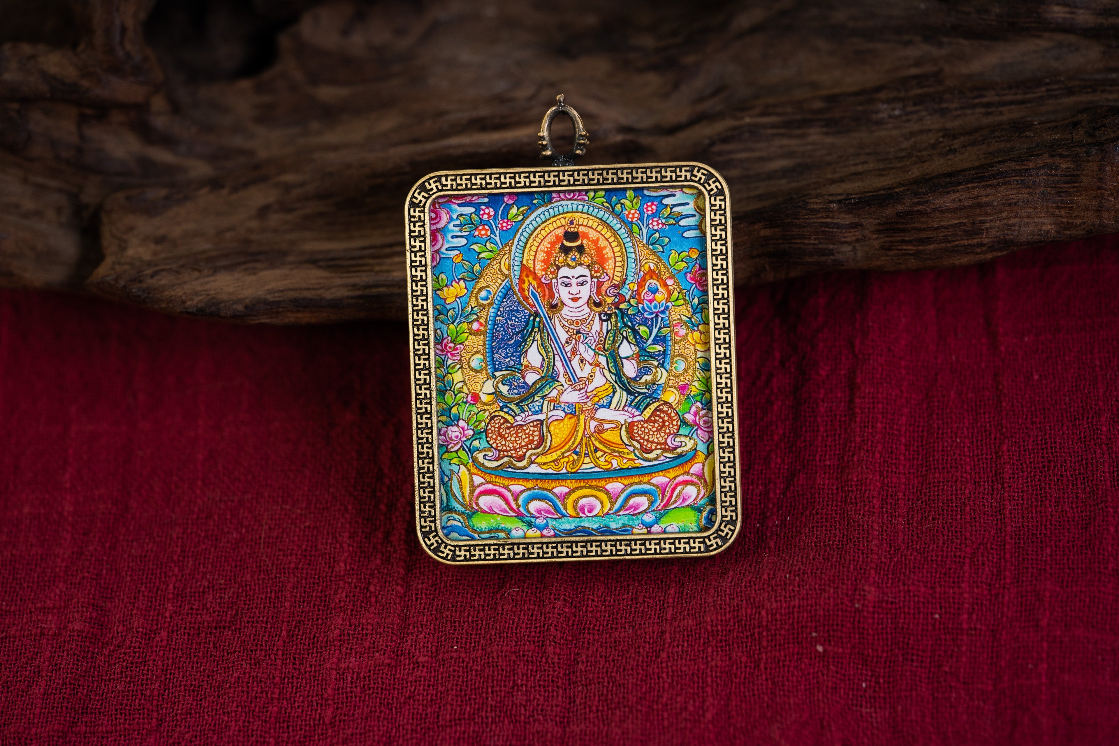 Akasagarbha Bodhisattva Portable Thangka · Ox & Tiger Zodiac Guardian Series
