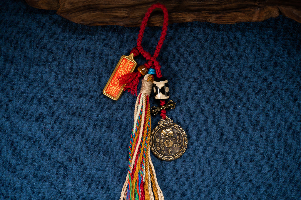 Year of the Rat Tai Sui Peace Amulet Thangka