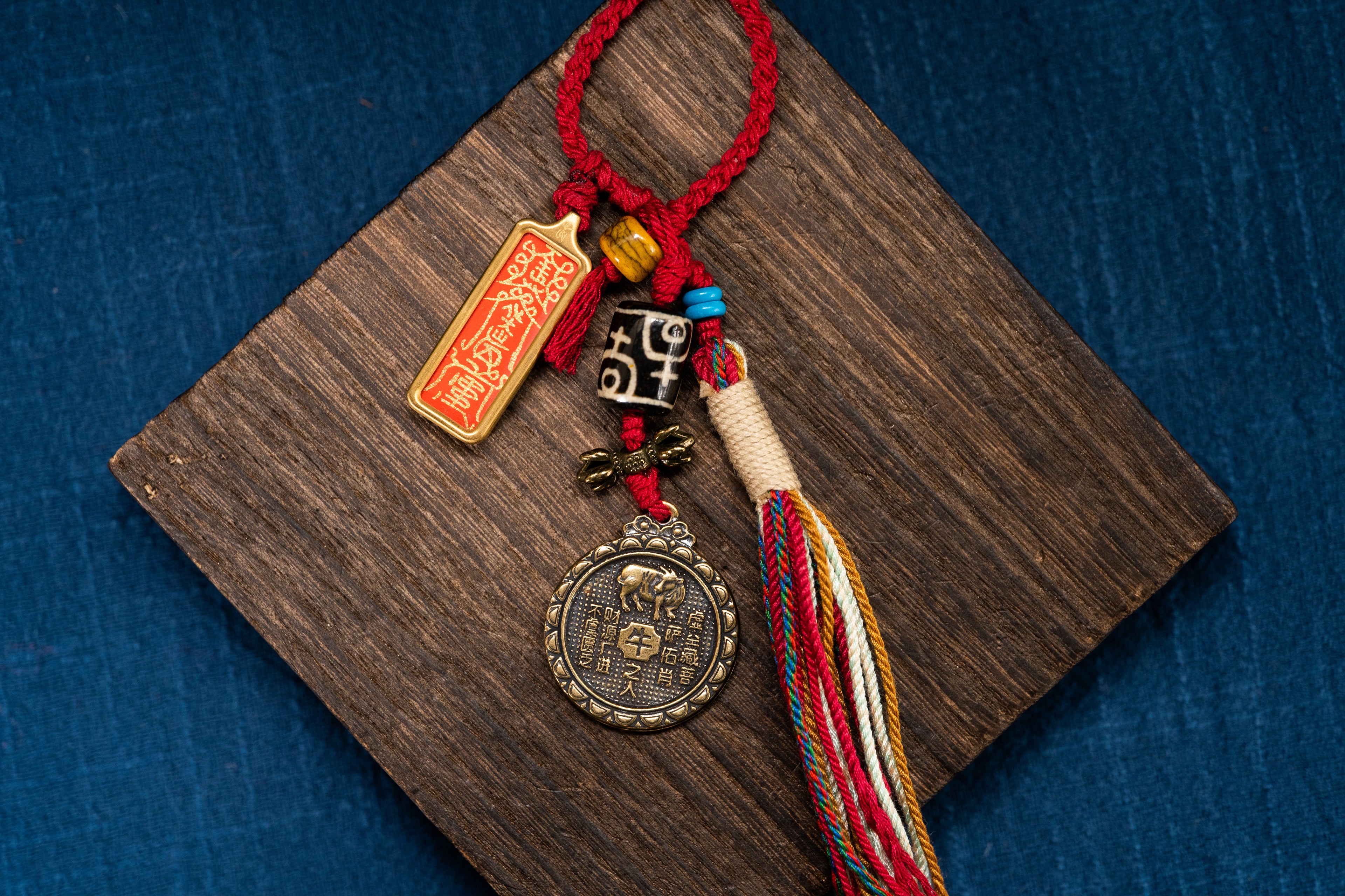 Rabbit Zodiac Talisman Thangka