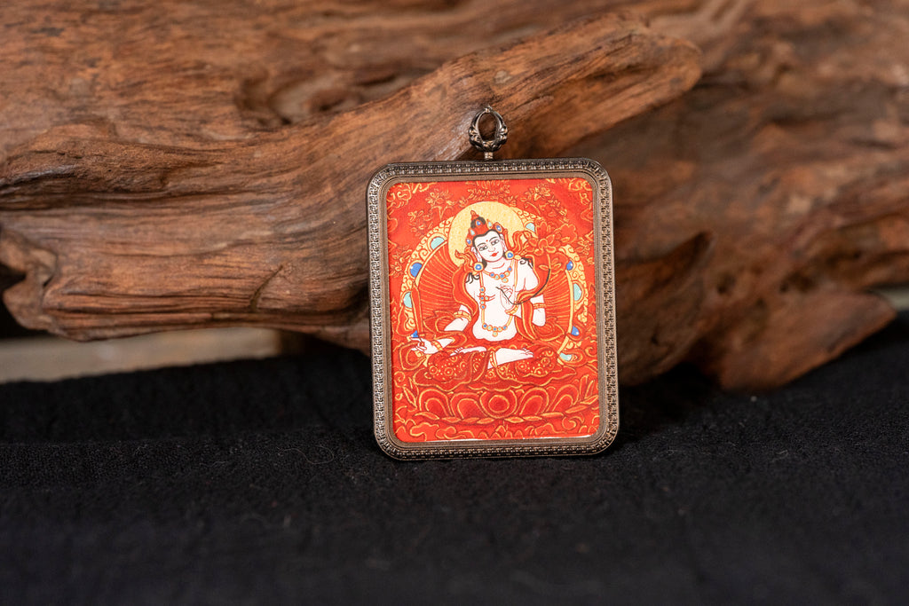 Akasagarbha & Yellow Jambhala Double-Sided Thangka, Ox & Tiger Zodiac｜虚空藏黄财神唐卡