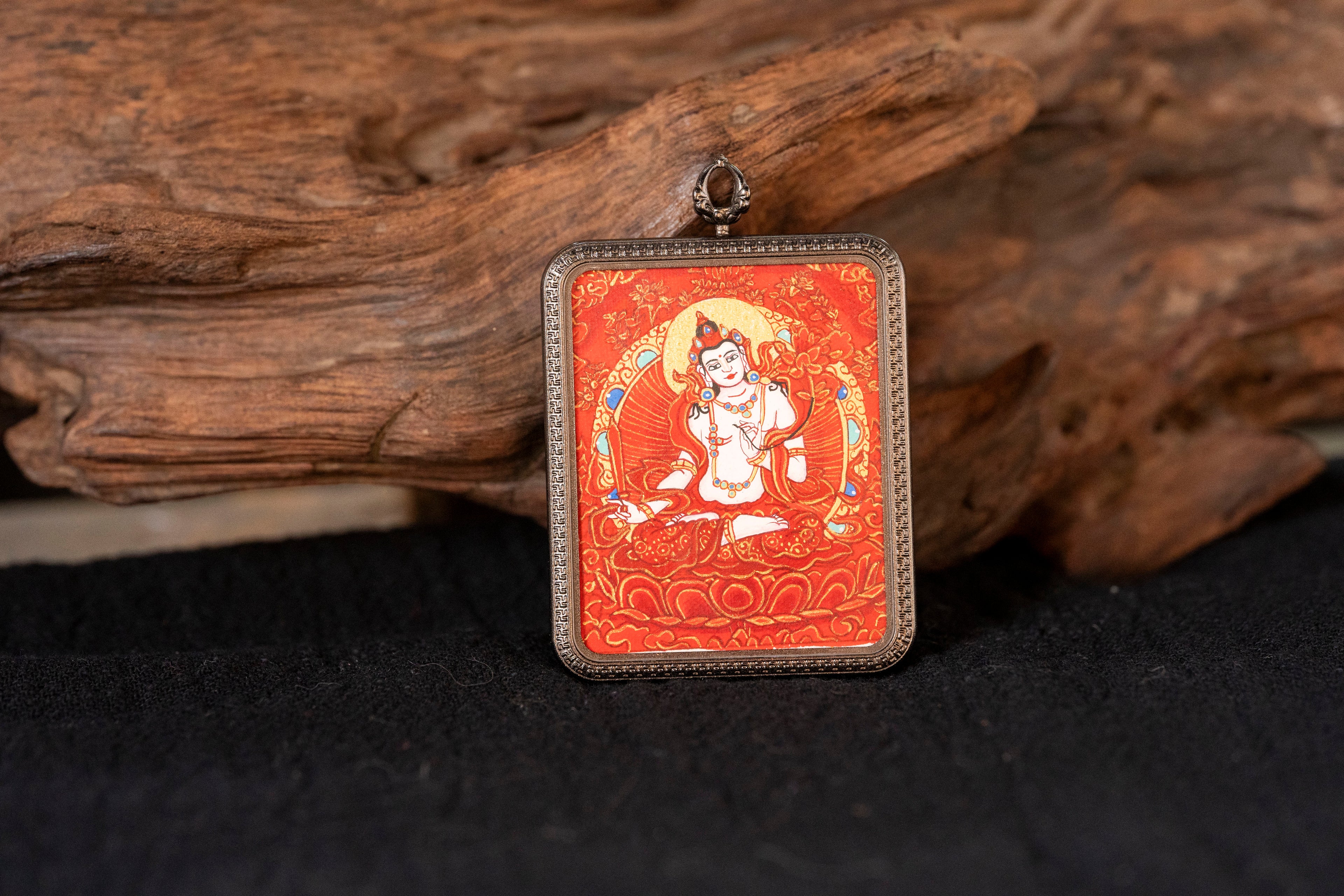 Akasagarbha & Yellow Jambhala Double-Sided Thangka, Ox & Tiger Zodiac｜虚空藏黄财神唐卡