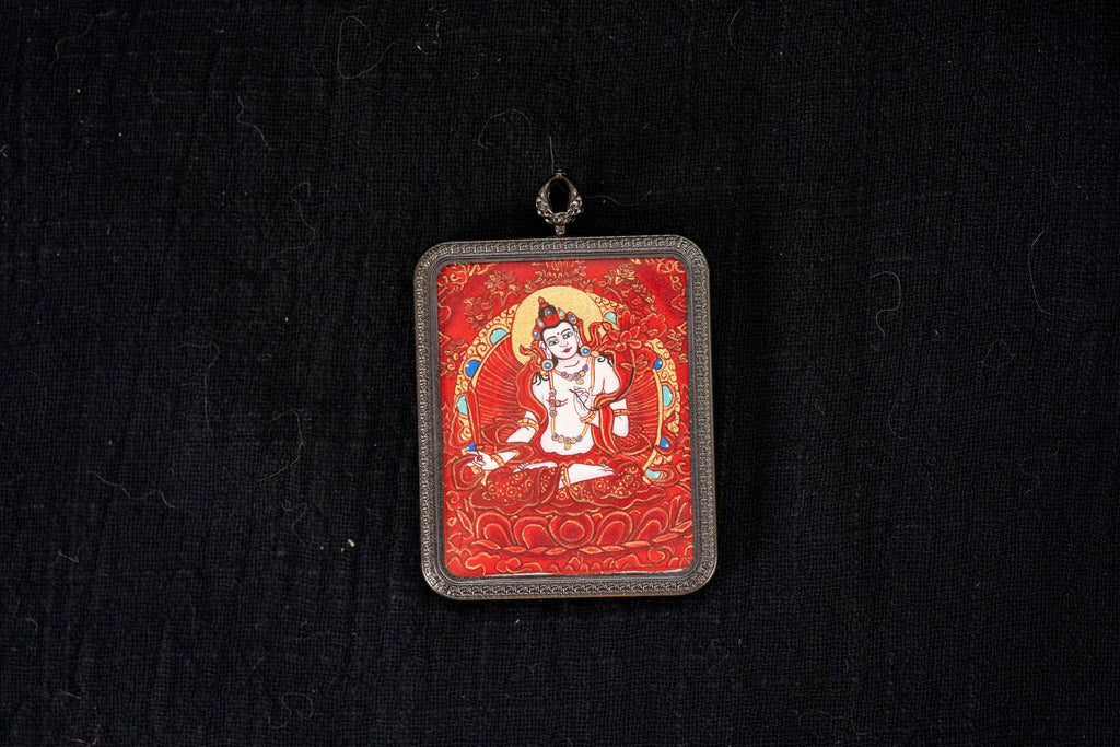 Akasagarbha & Yellow Jambhala Double-Sided Thangka, Ox & Tiger Zodiac｜虚空藏黄财神唐卡