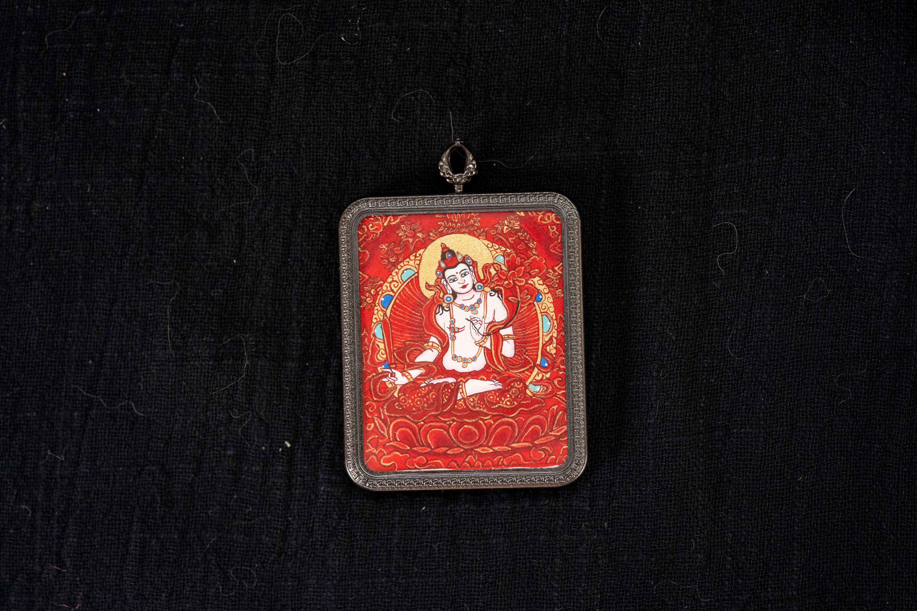Akasagarbha & Yellow Jambhala Double-Sided Thangka, Ox & Tiger Zodiac｜虚空藏黄财神唐卡