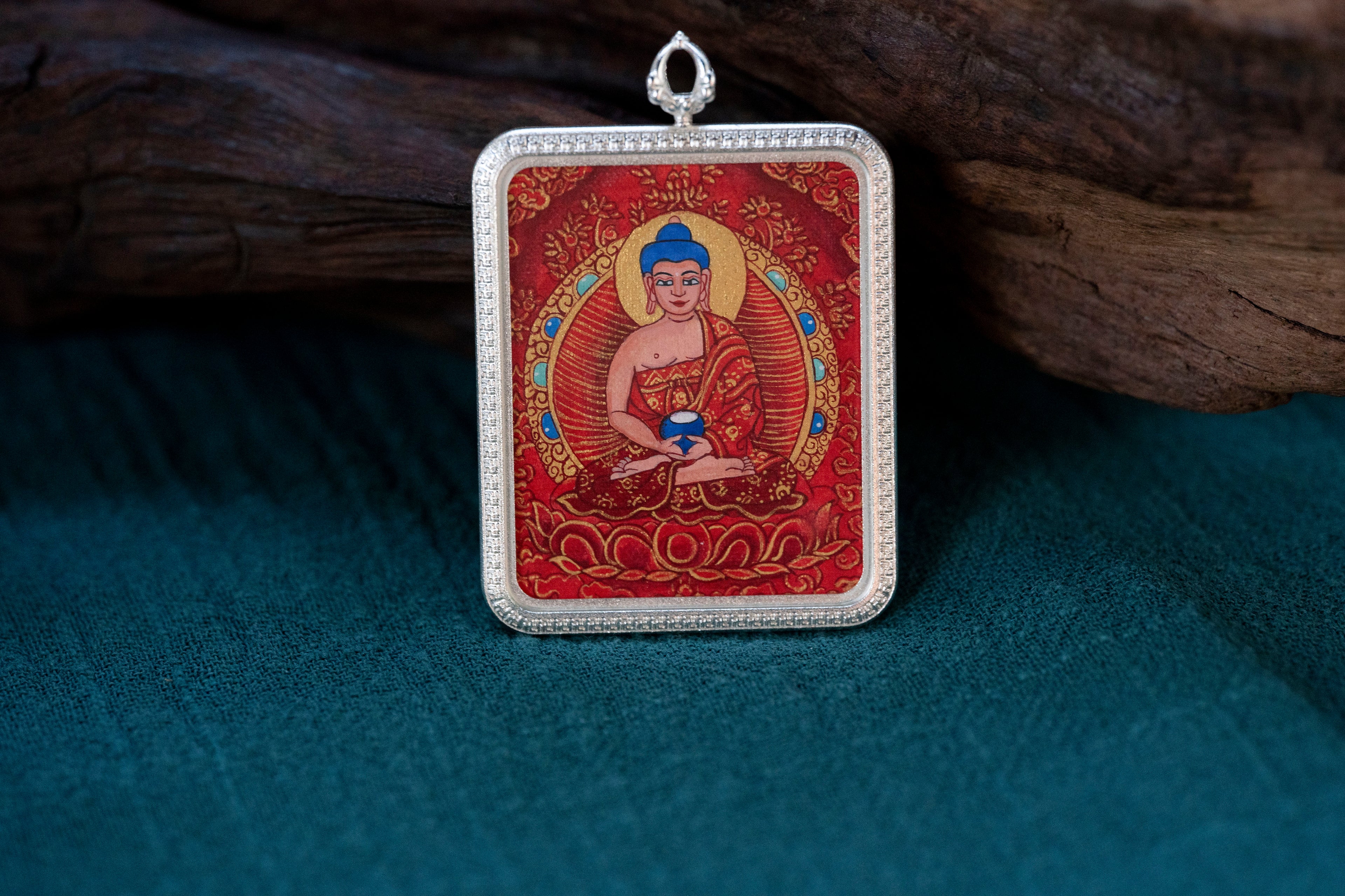 红唐阿弥陀佛随身唐卡 · 猪狗本命守护系列