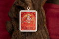 红唐普贤菩萨龙蛇本命随身唐卡正面图 Samantabhadra Dragon Snake guardian thangka